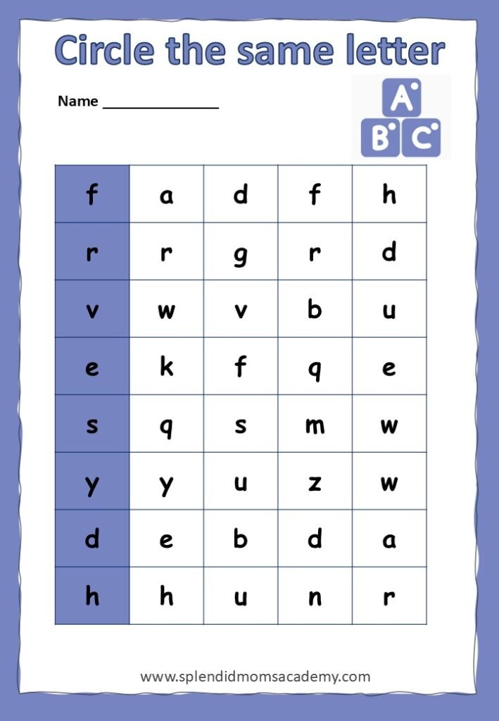 abc worksheets free download