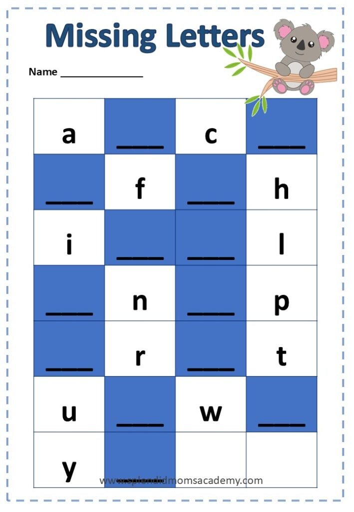 abc free worksheet for kids