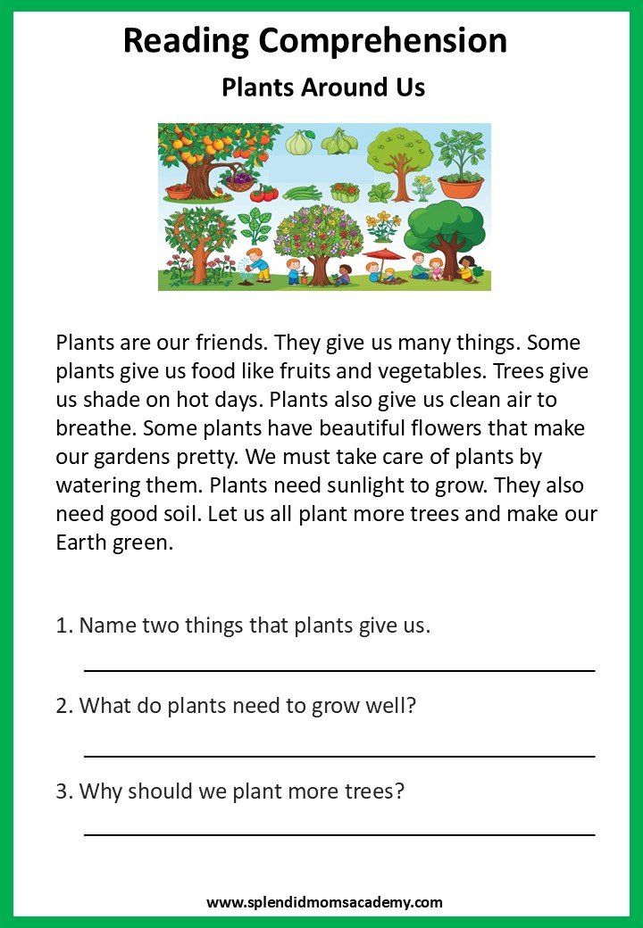 free Reading Comprehension