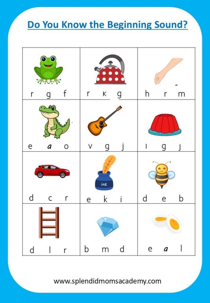 abc phonic free worksheets for kids