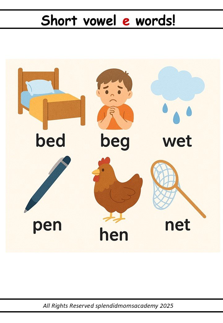 short vowel sound free cvc words worksheet for kids
