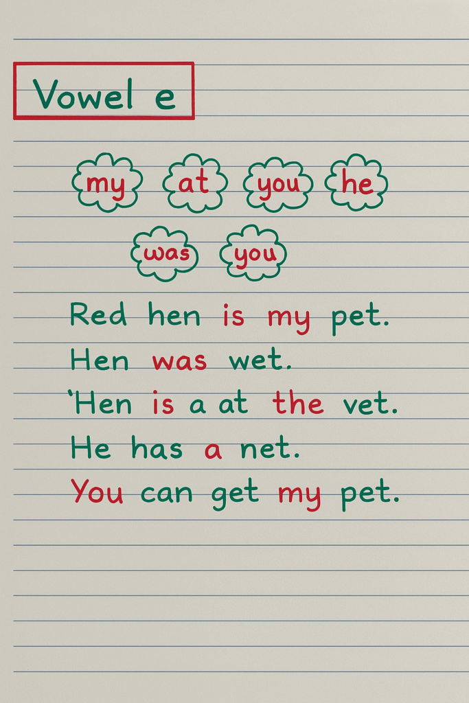 cvc words and sentences