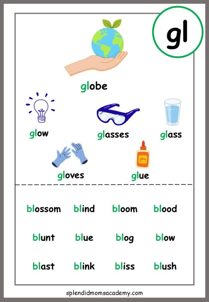 beginning blends worksheets