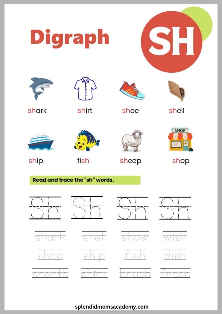 digraph free worksheet