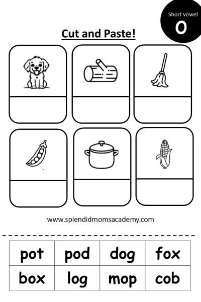 short vowel cvc words free worksheets