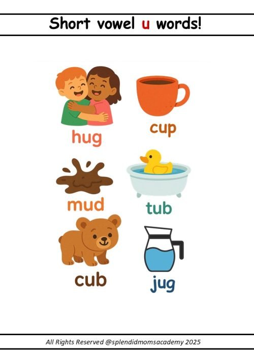 short vowel sound free cvc words worksheet for kids